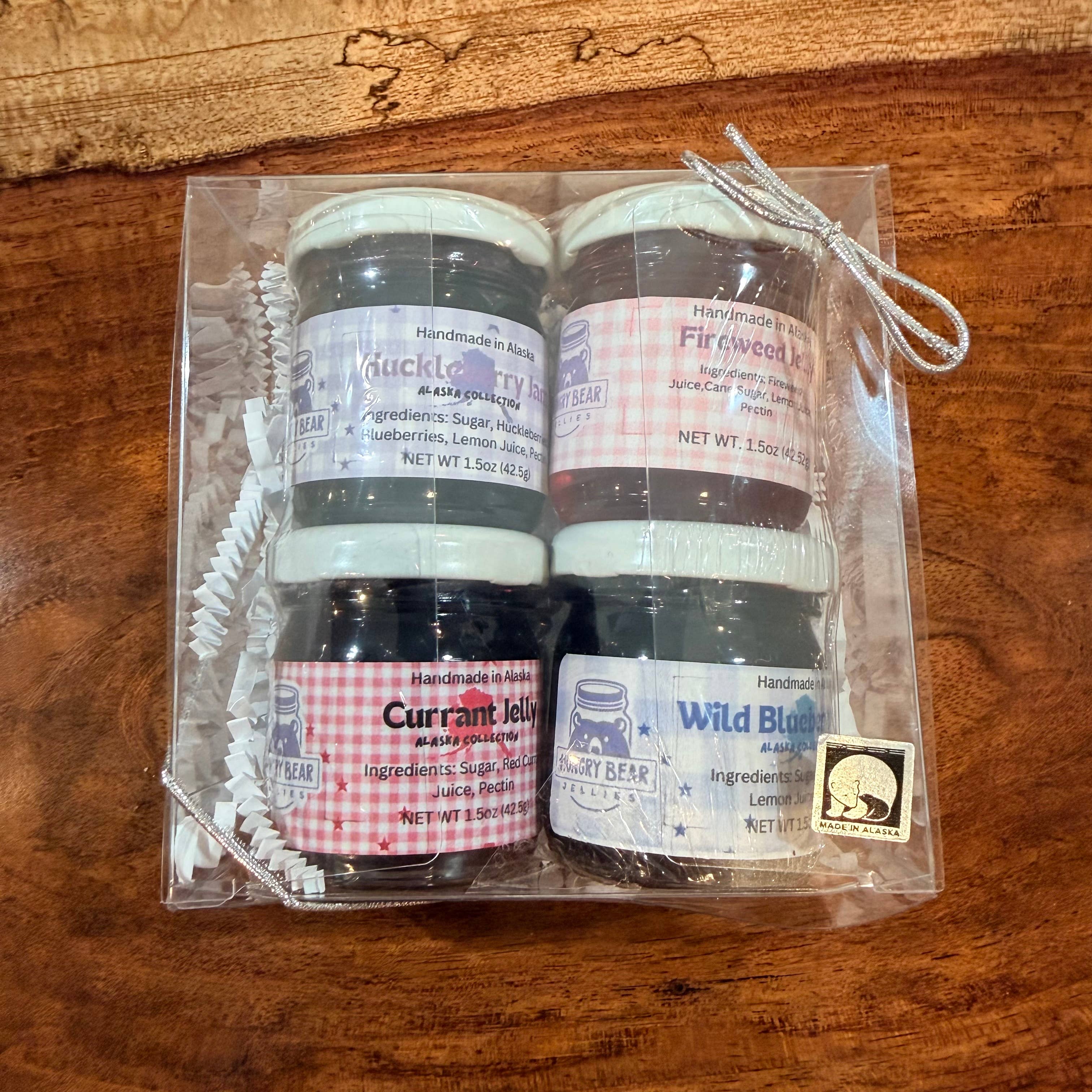Alaska Wild Berry & Fireweed Jelly – 4 Pack Sampler Set
