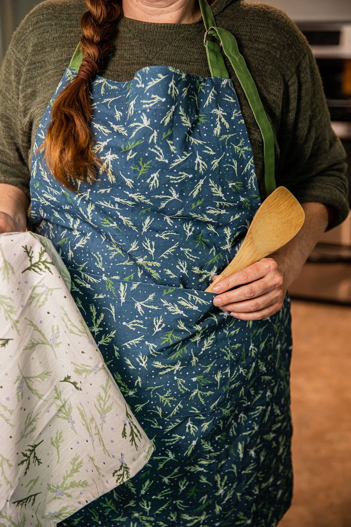 Juniper + Berries Cotton Kitchen Apron
