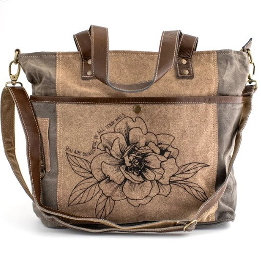 Takenya Rose Recycled Canvas Bags