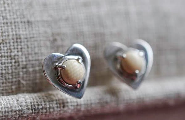 Ivory Jacks Post Earrings