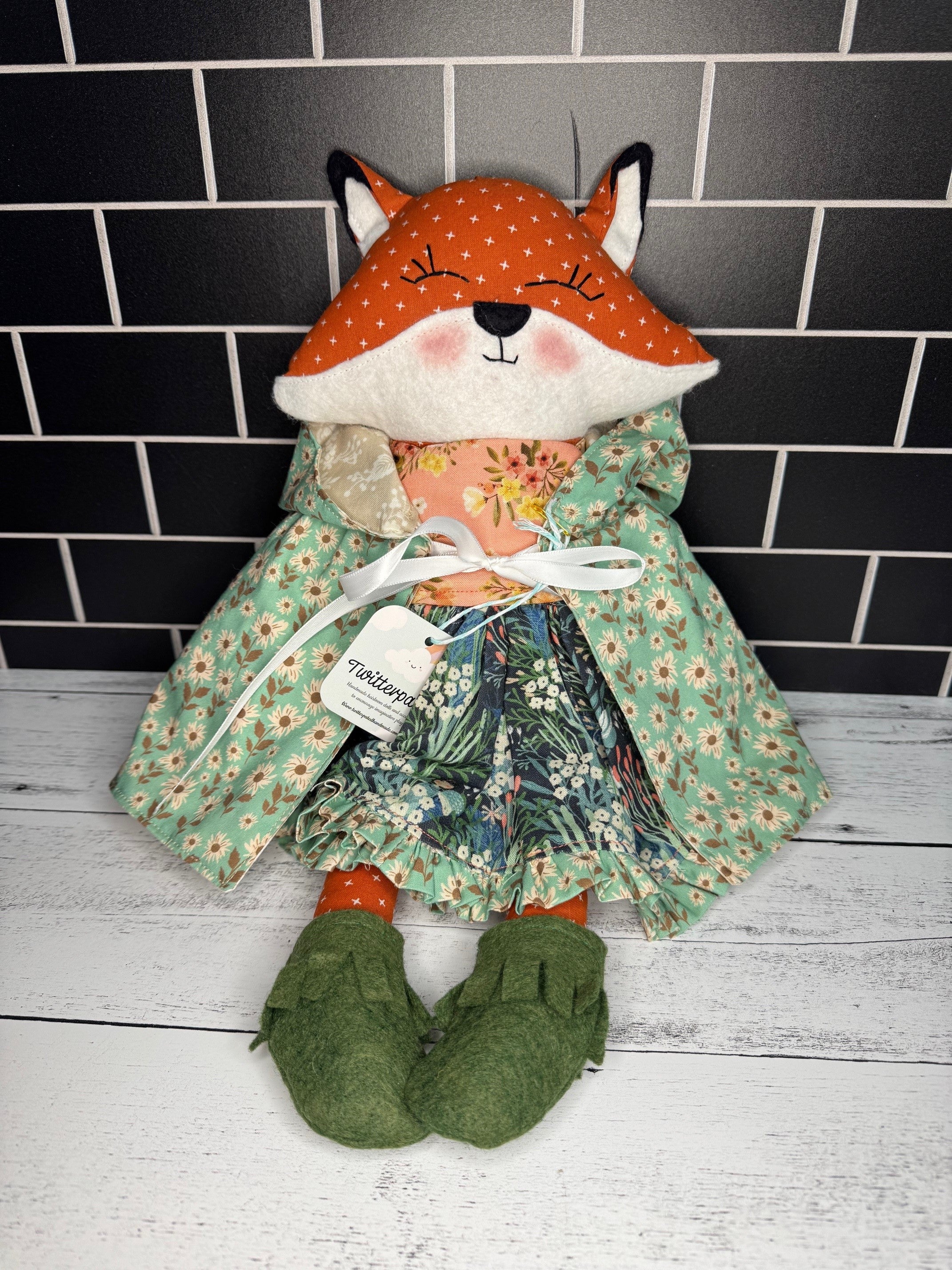Alaskan Handmade Heirloom Fox Dolls