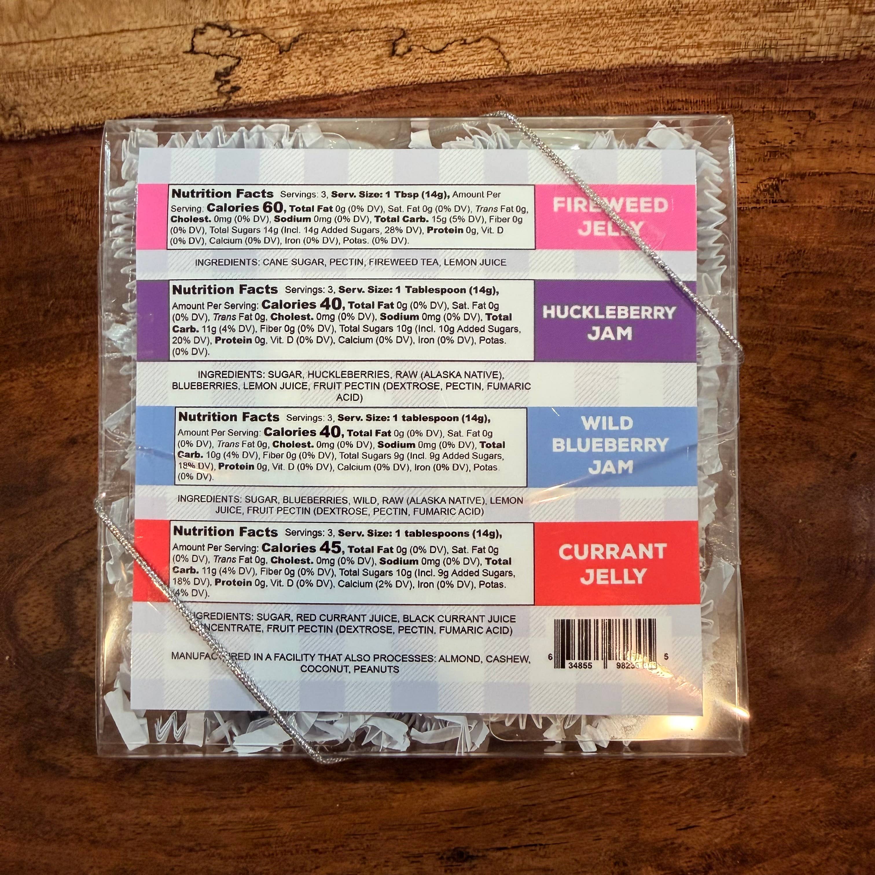 Alaska Wild Berry & Fireweed Jelly – 4 Pack Sampler Set