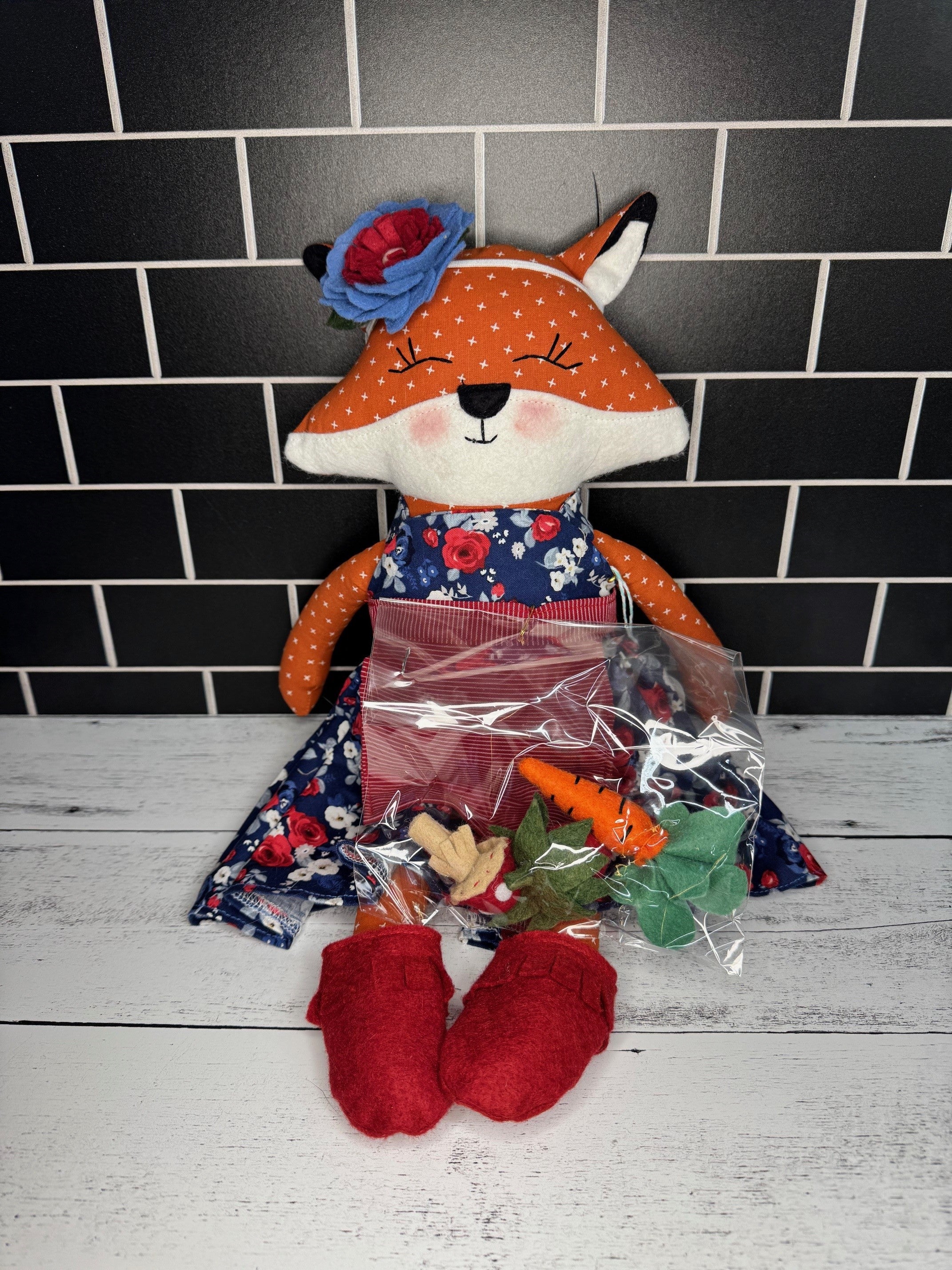 Alaskan Handmade Heirloom Fox Dolls
