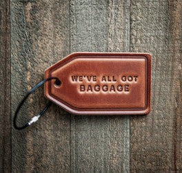 Leather Luggage Tag