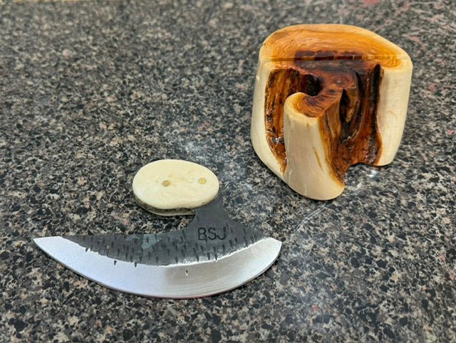 Ancient Ivory Handled Ulu