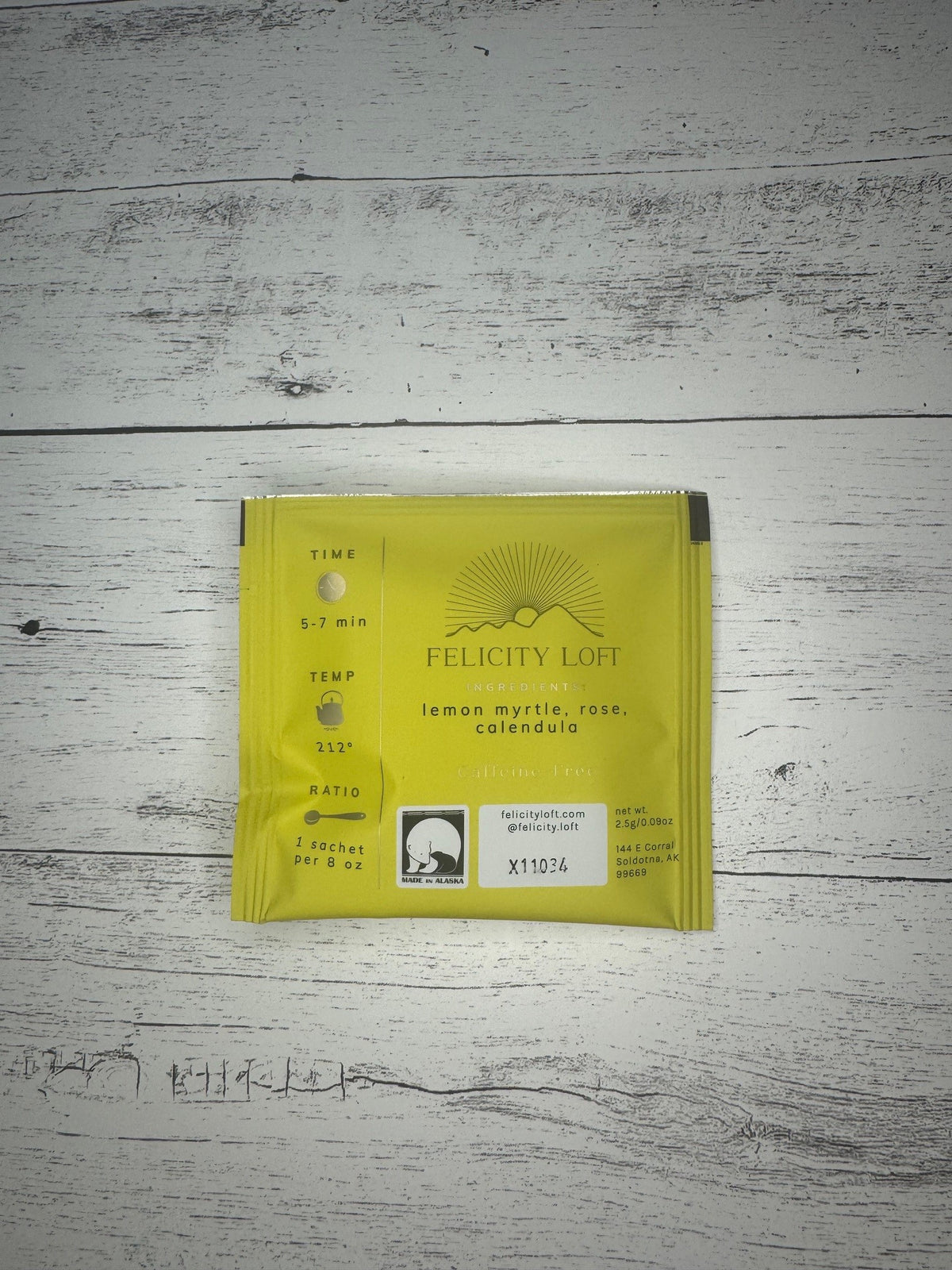 Felicity Loft Individually Wrapped Tea Sachets