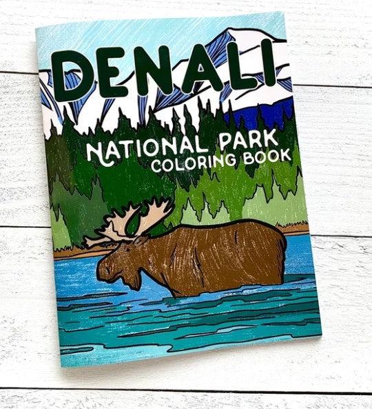 Denali National Park Coloring Book