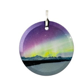 Aurora Glass Ornament