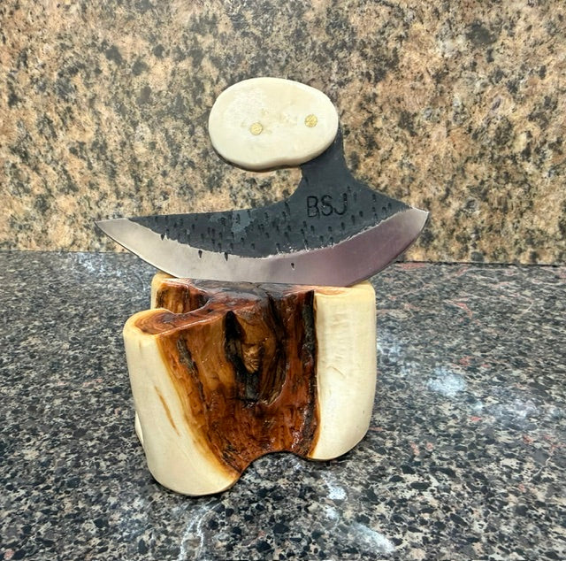 Ancient Ivory Handled Ulu