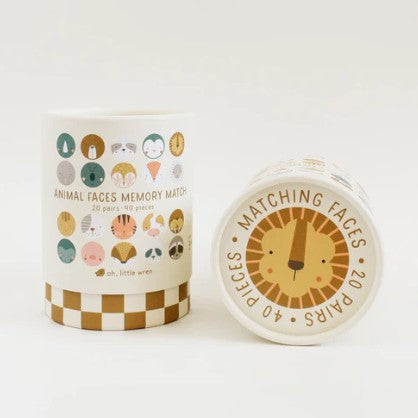 Memory Match - Animal Faces Memory Match Game