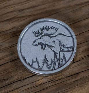 Moose Heads / Tails Pocket Coin