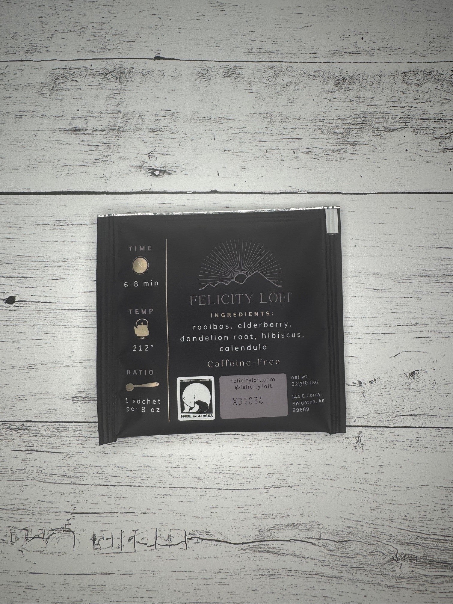 Felicity Loft Individually Wrapped Tea Sachets