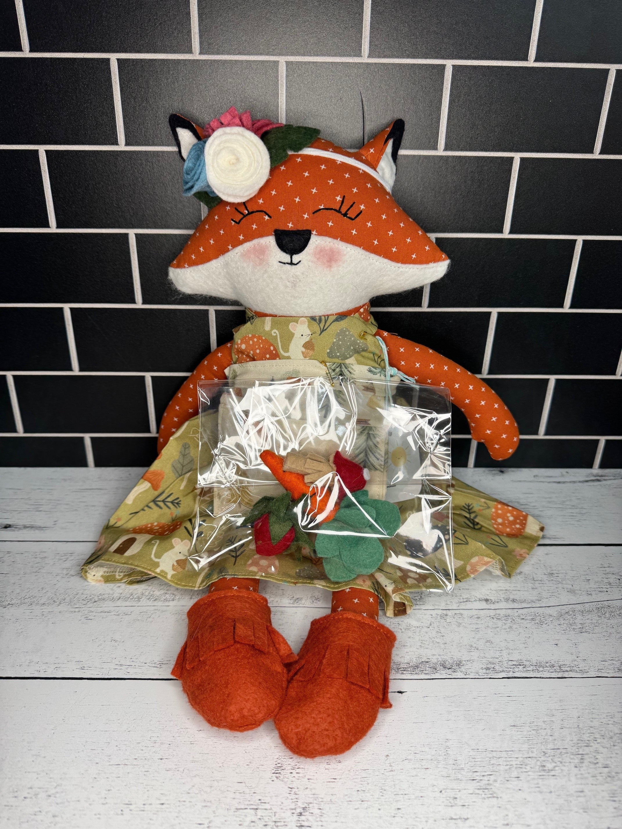 Alaskan Handmade Heirloom Fox Dolls