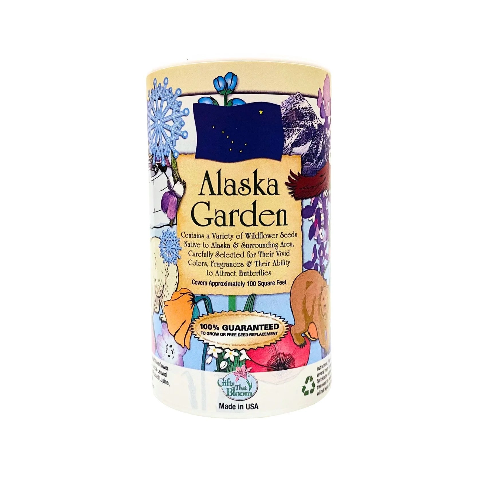 Gifts That Bloom Alaskash Alaska Garden Shaker Can, Size: 4.25