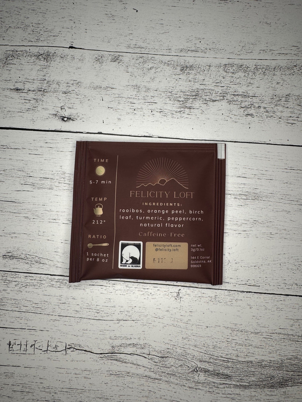 Felicity Loft Individually Wrapped Tea Sachets