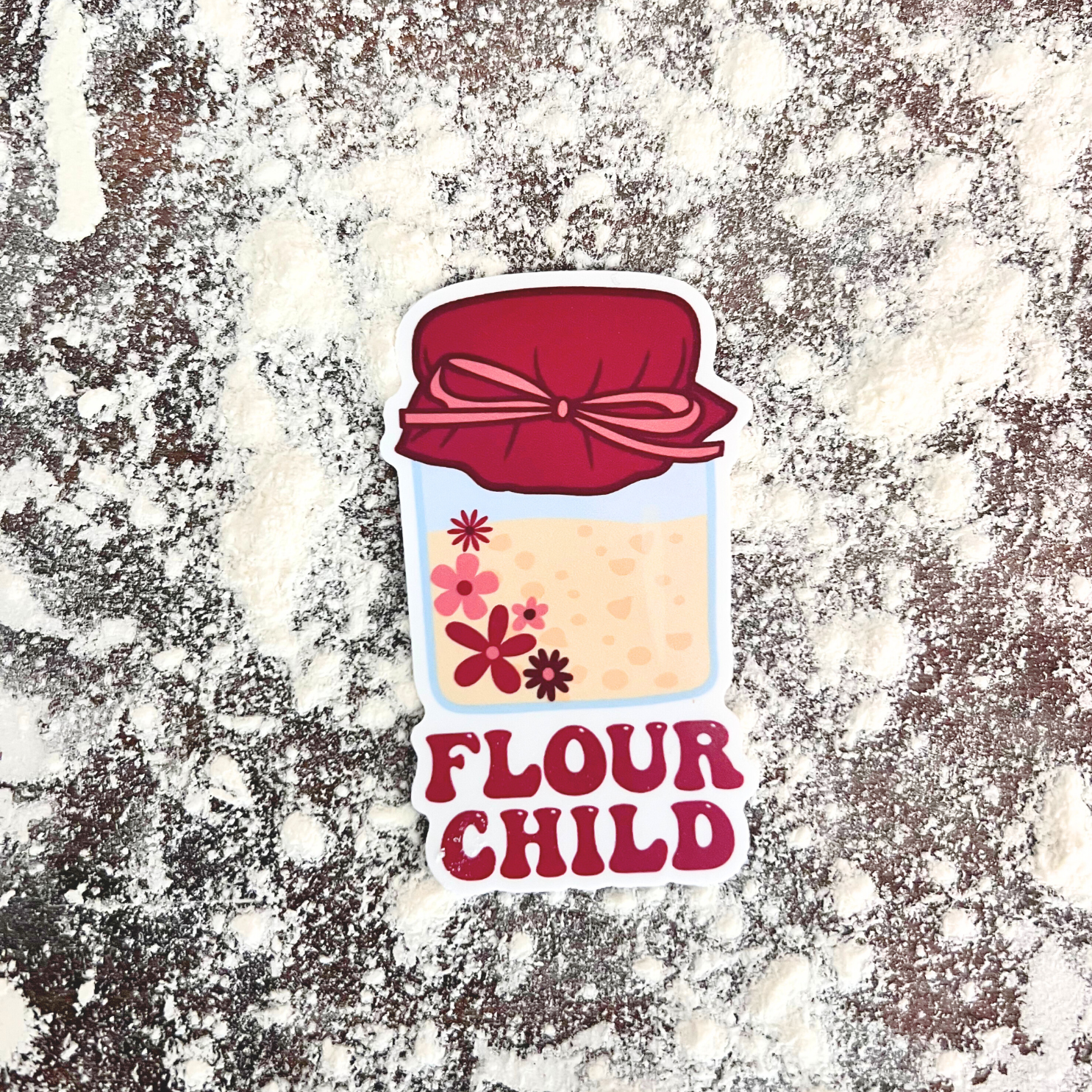 "Flour Child" Sourdough Waterproof Sticker