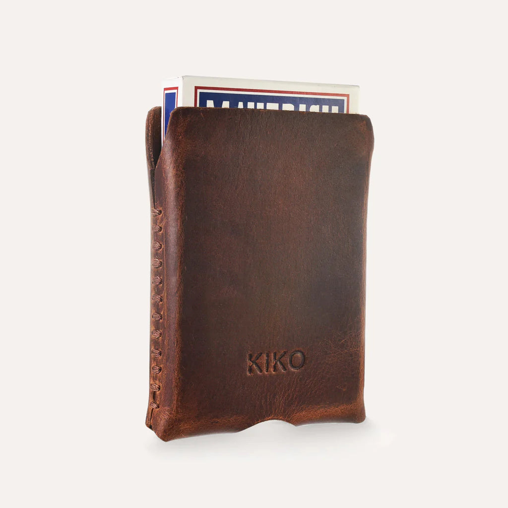 Kiko Leather - Playing Cards With Leather Sleeve Kiko Leather - Playing Cards With Leather Sleeve