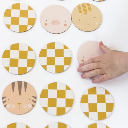 Memory Match - Animal Faces Memory Match Game