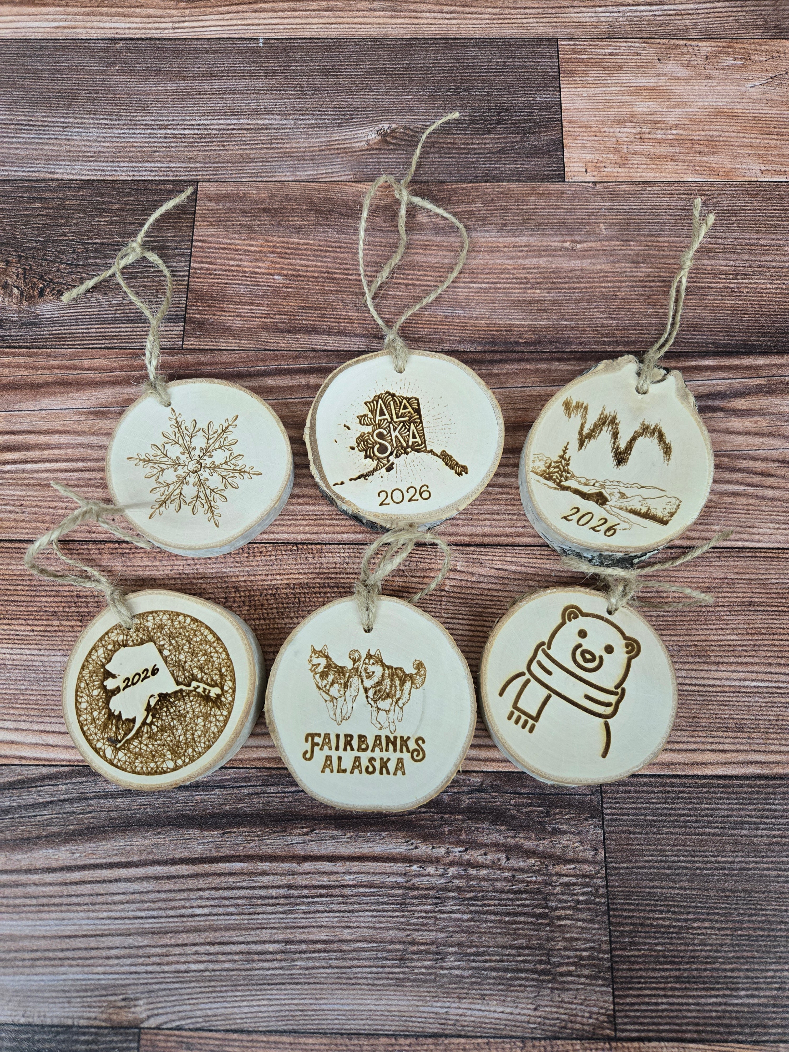 Custom Birch Ornament