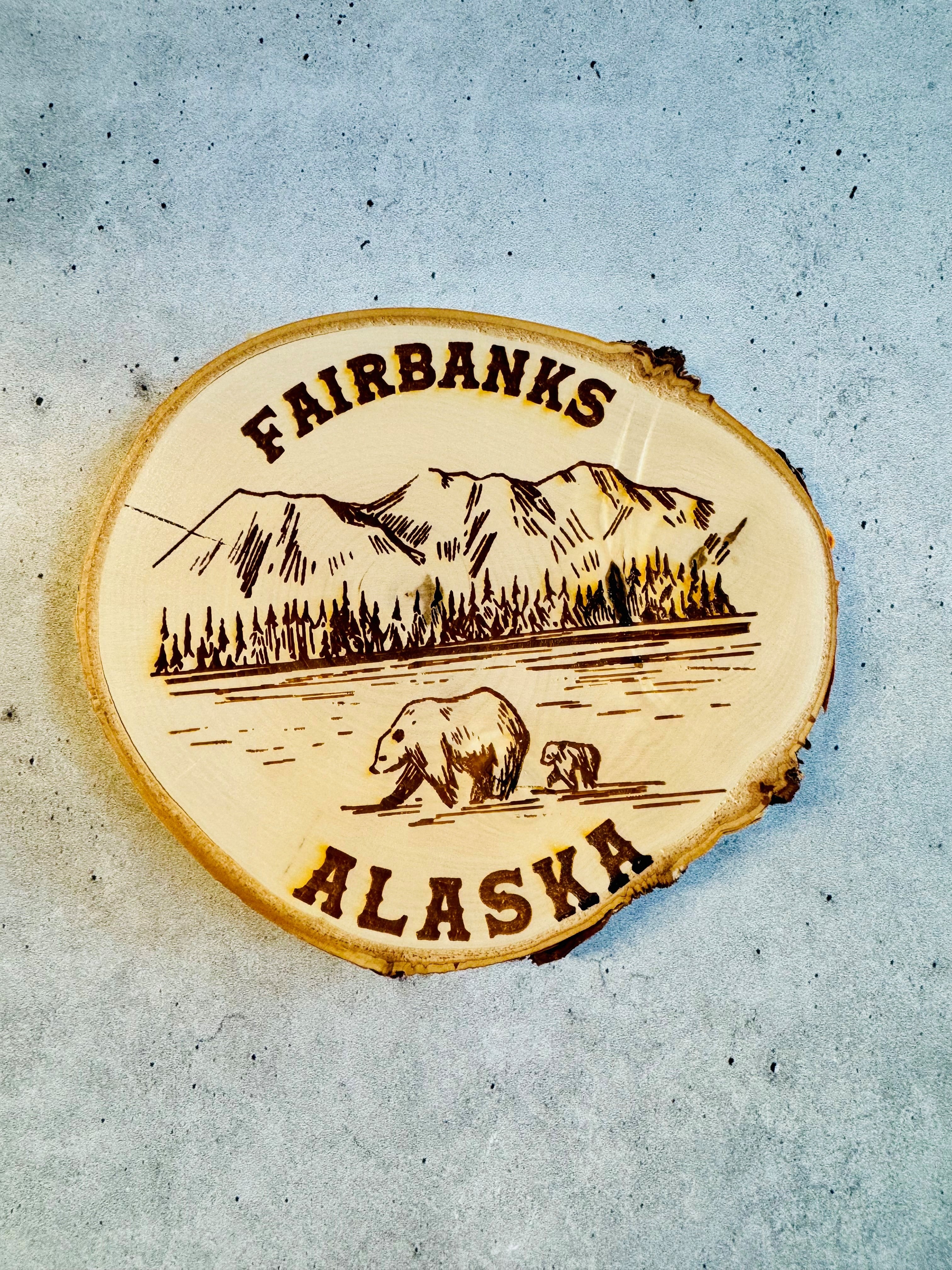 Alaskan Birch Medallion