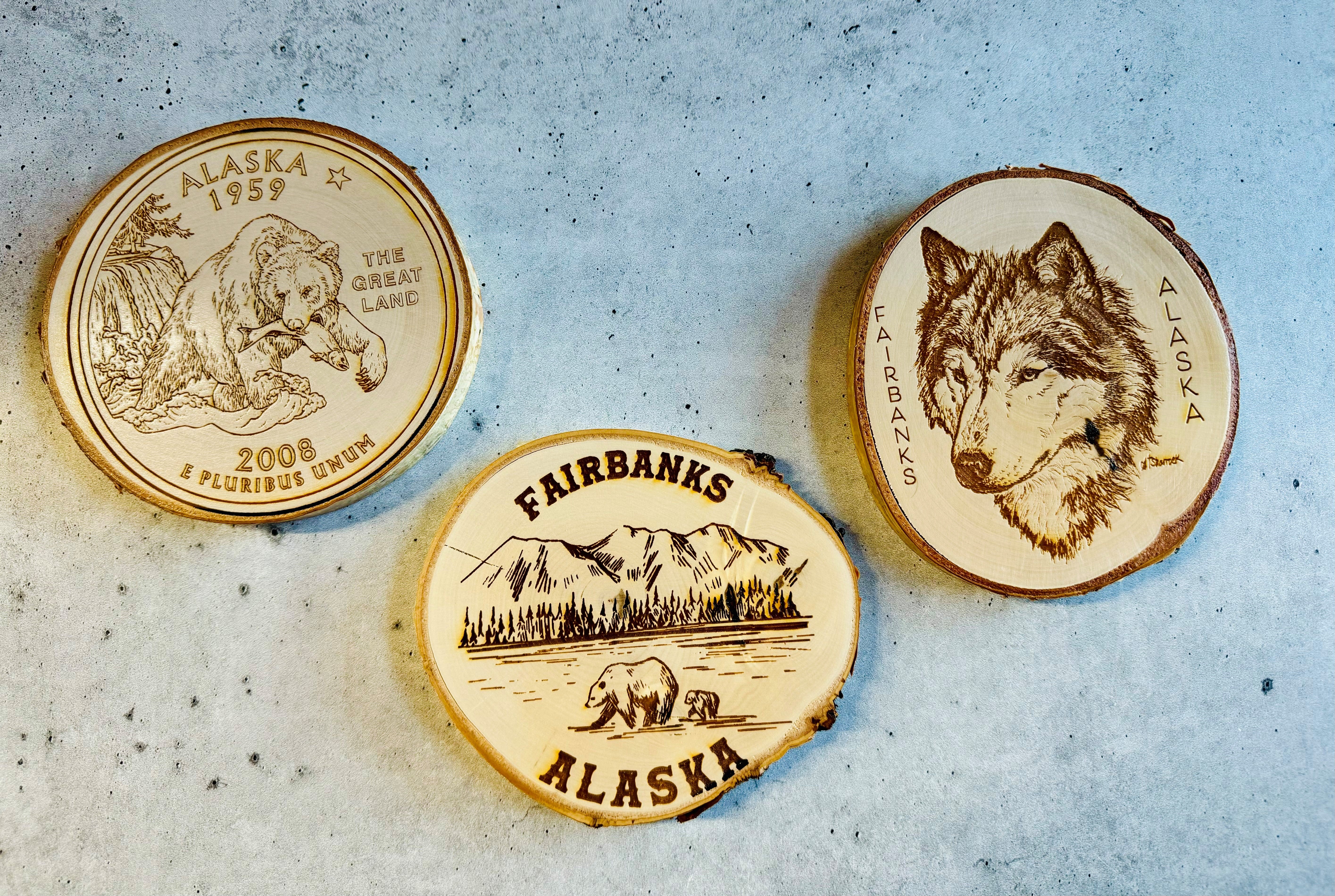 Alaskan Birch Medallion