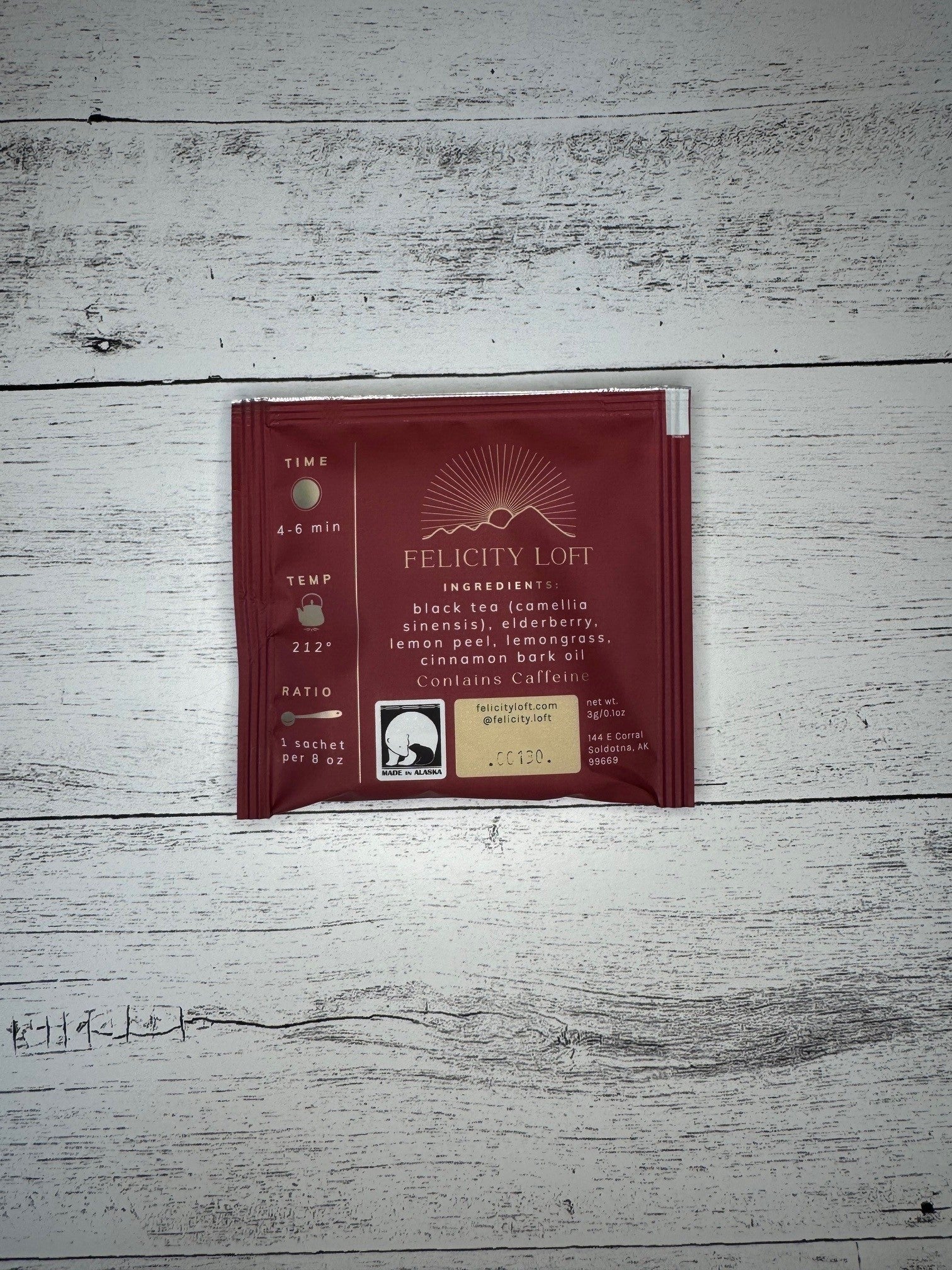 Felicity Loft Individually Wrapped Tea Sachets
