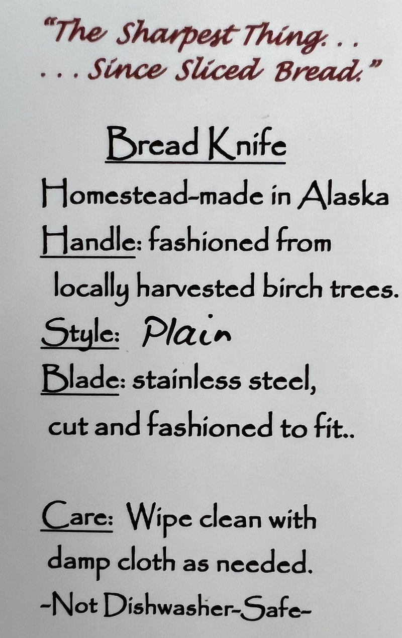 Windfall Wood Works Bread Knife