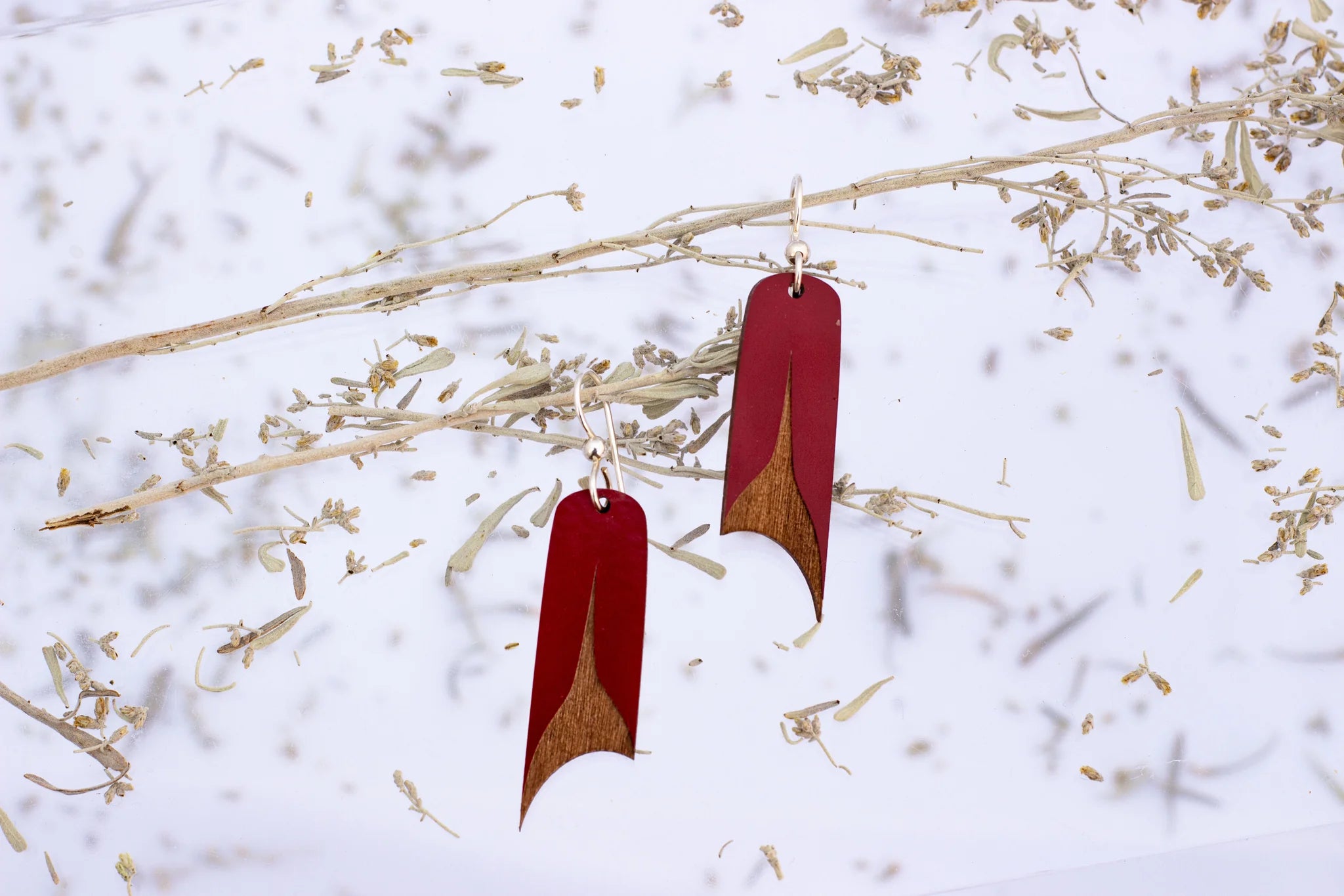 Trickster Wood Earrings
