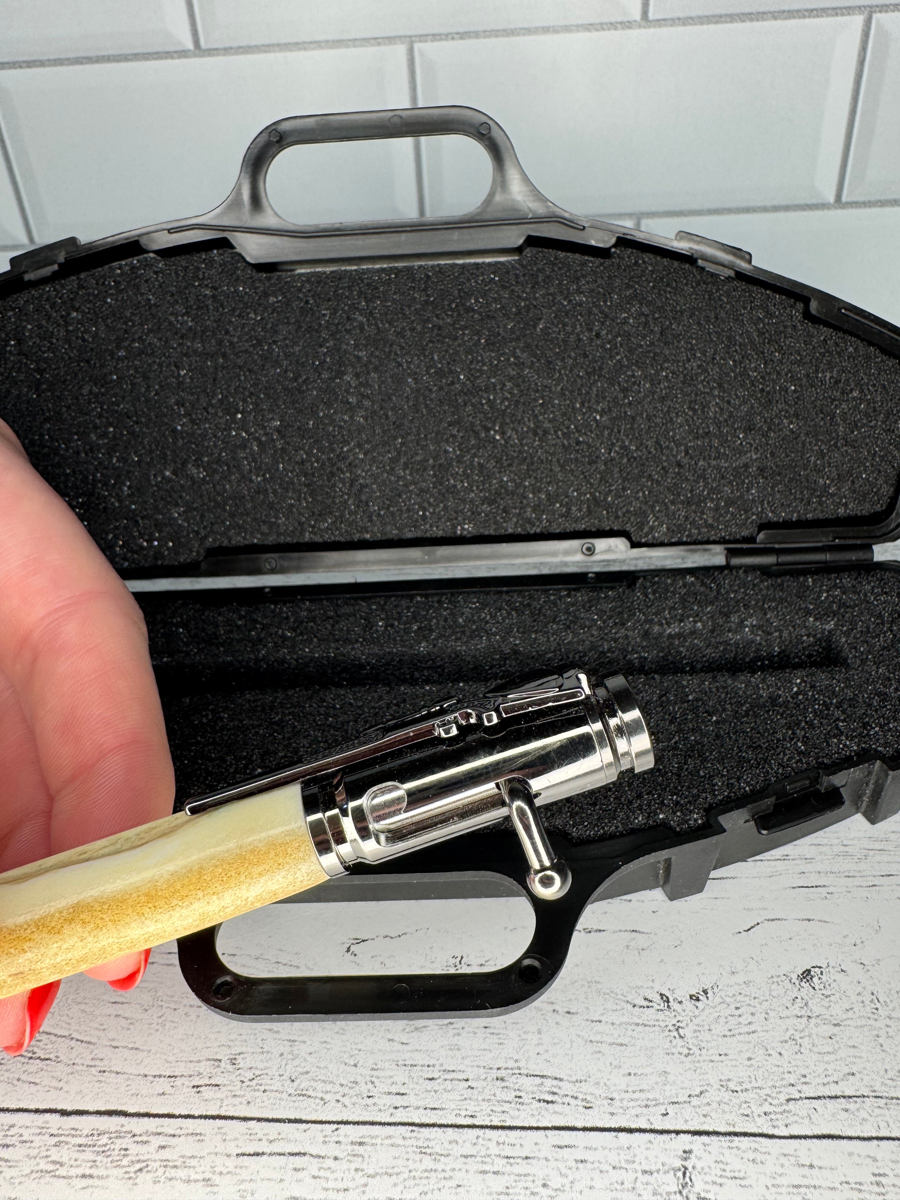 Antler Bolt Action Pen & Case