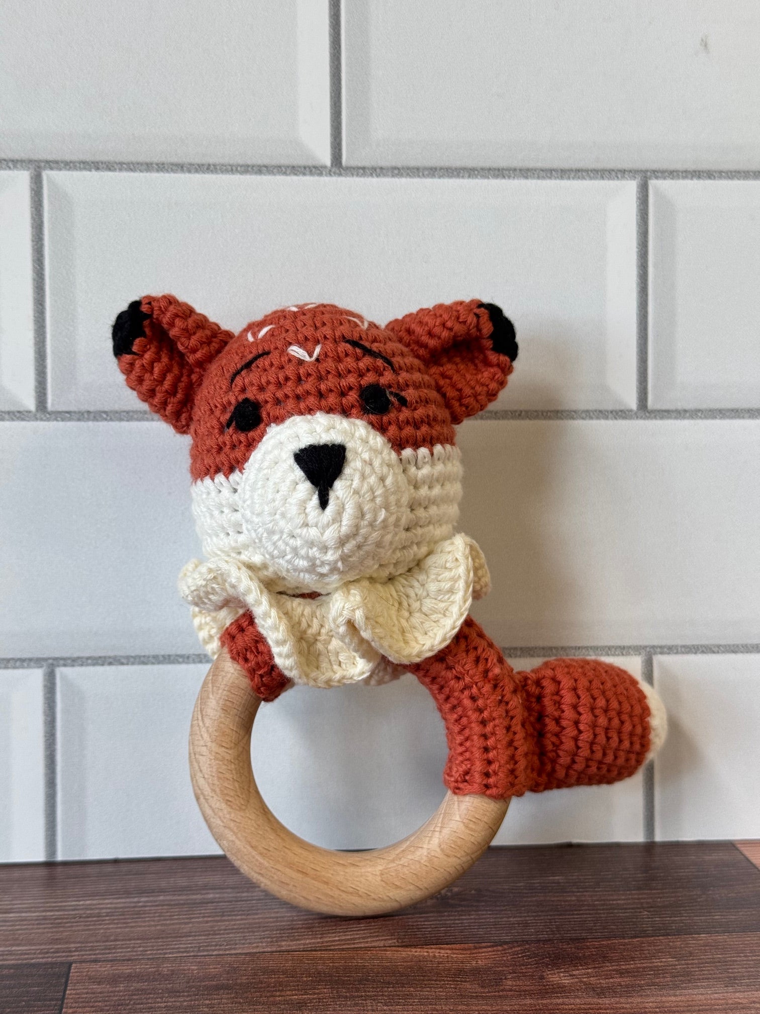 Handmade Teething Rattle