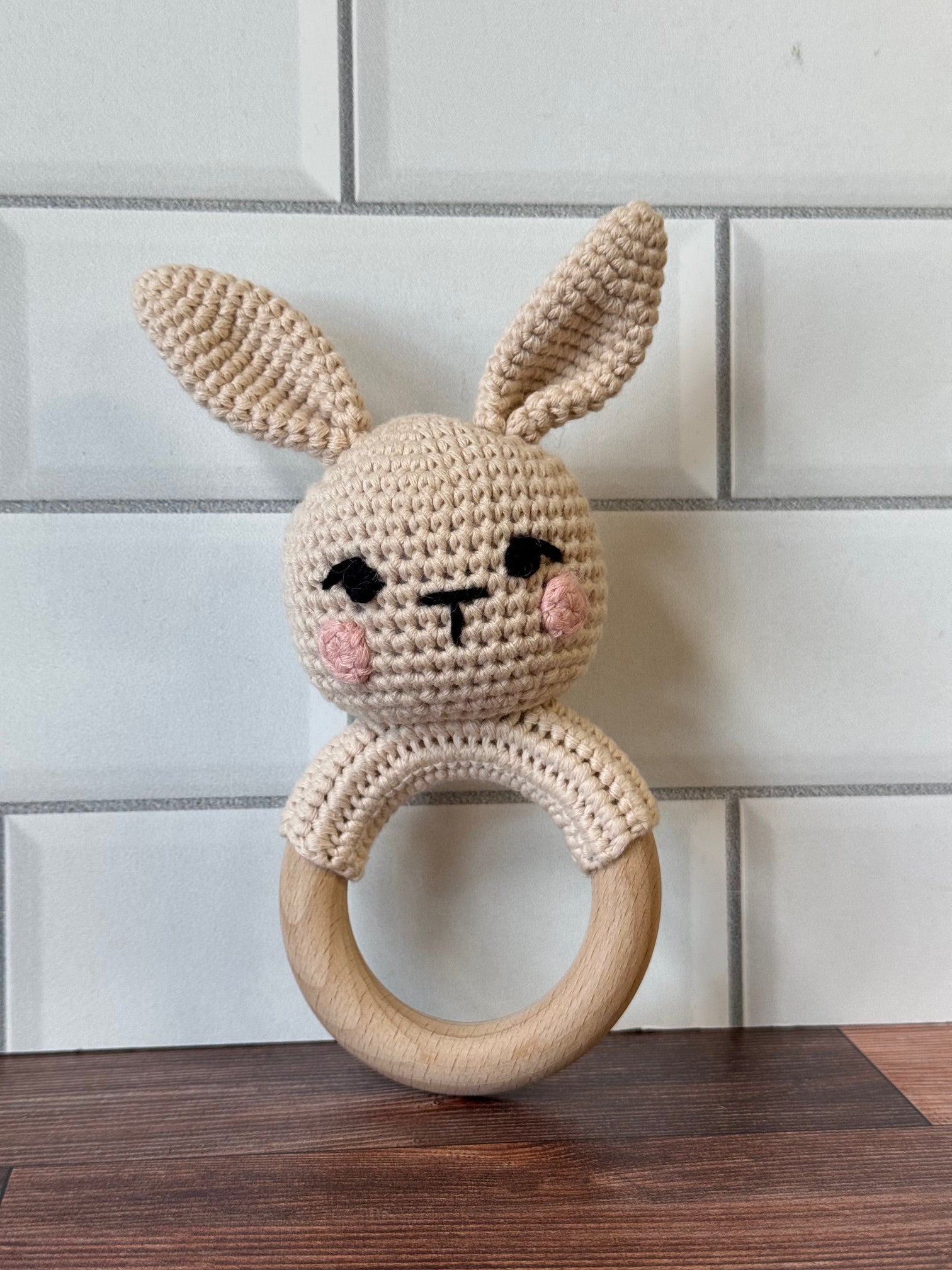 Handmade Teething Rattle