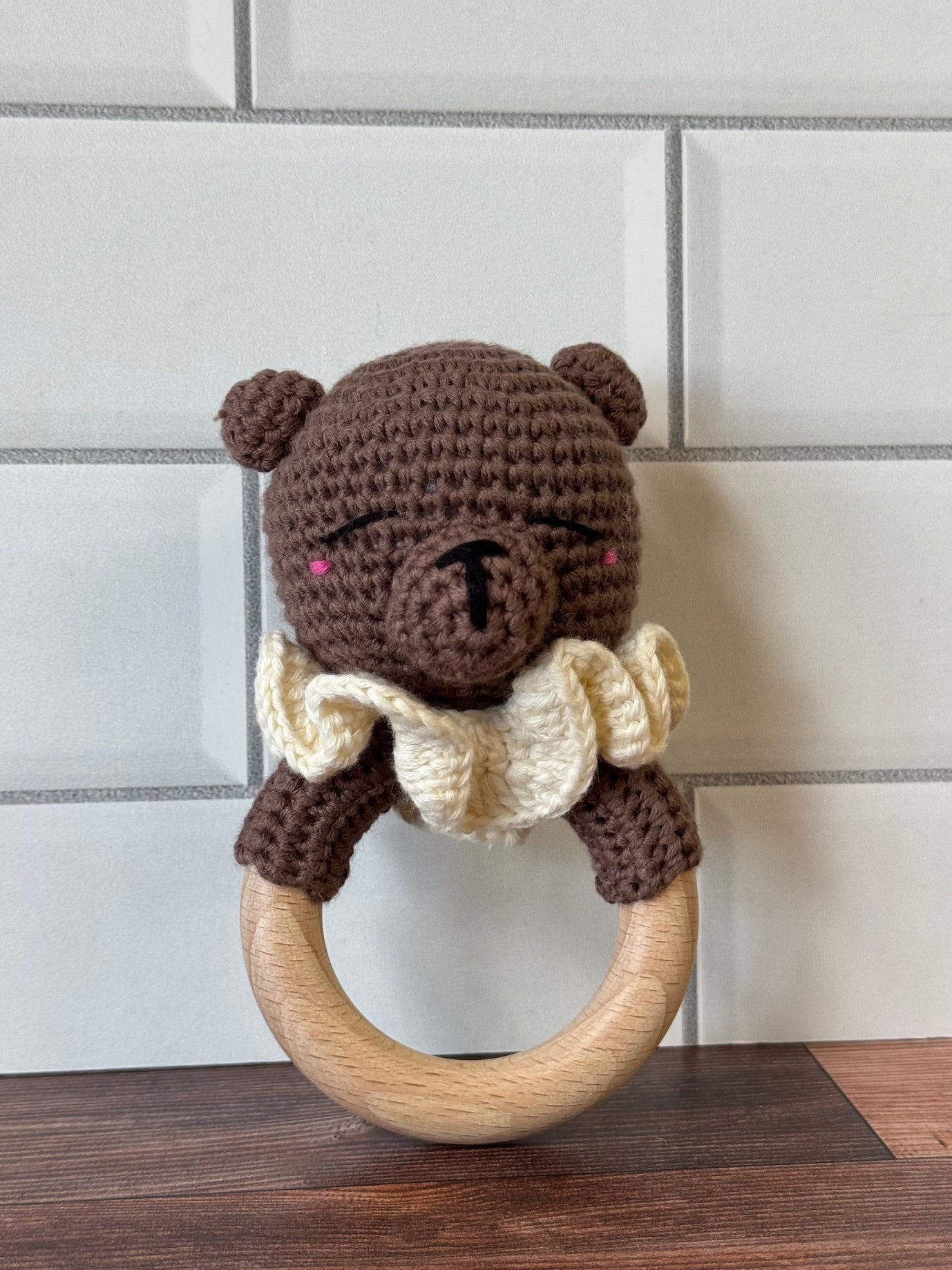 Handmade Teething Rattle