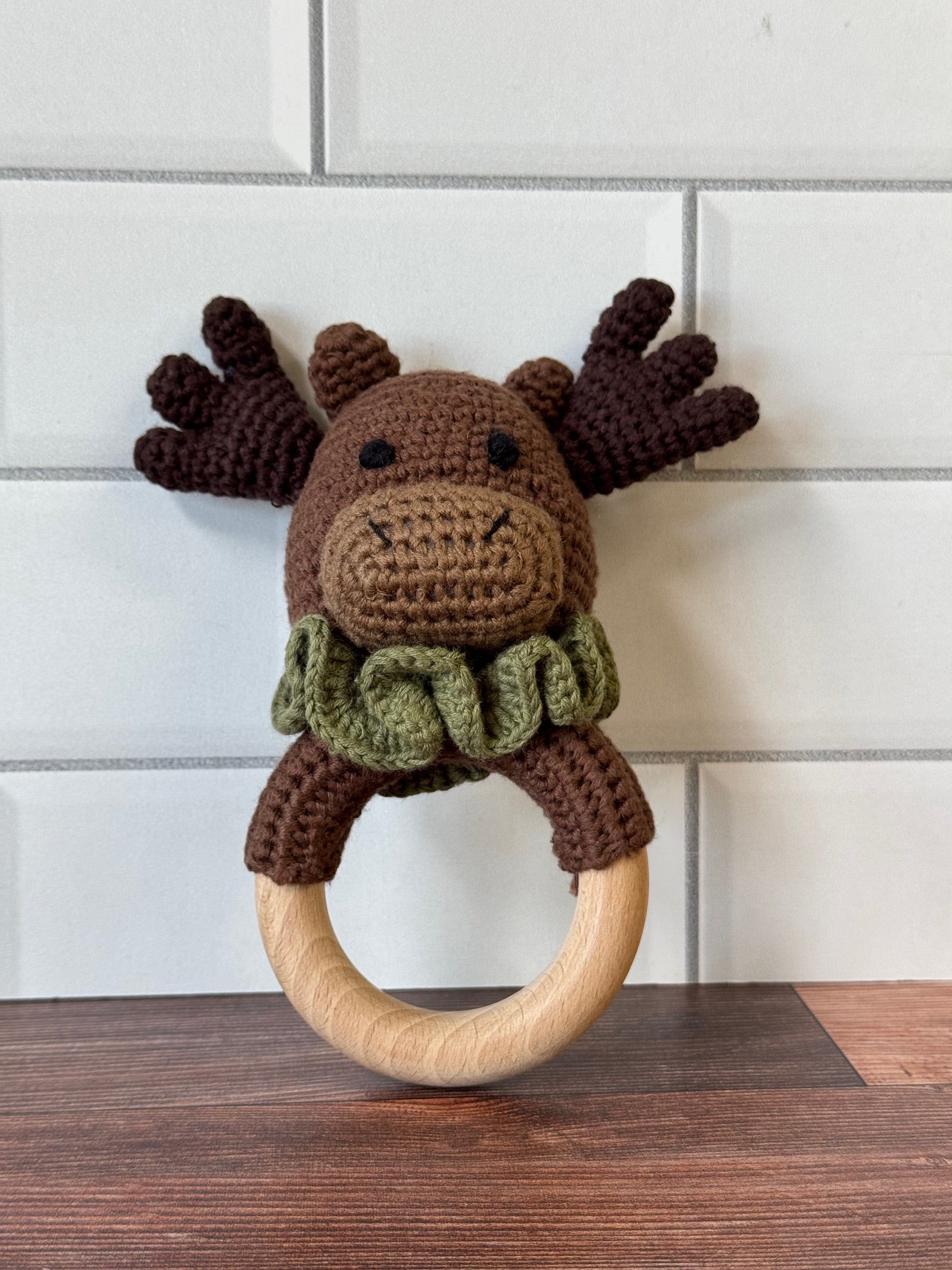 Handmade Teething Rattle