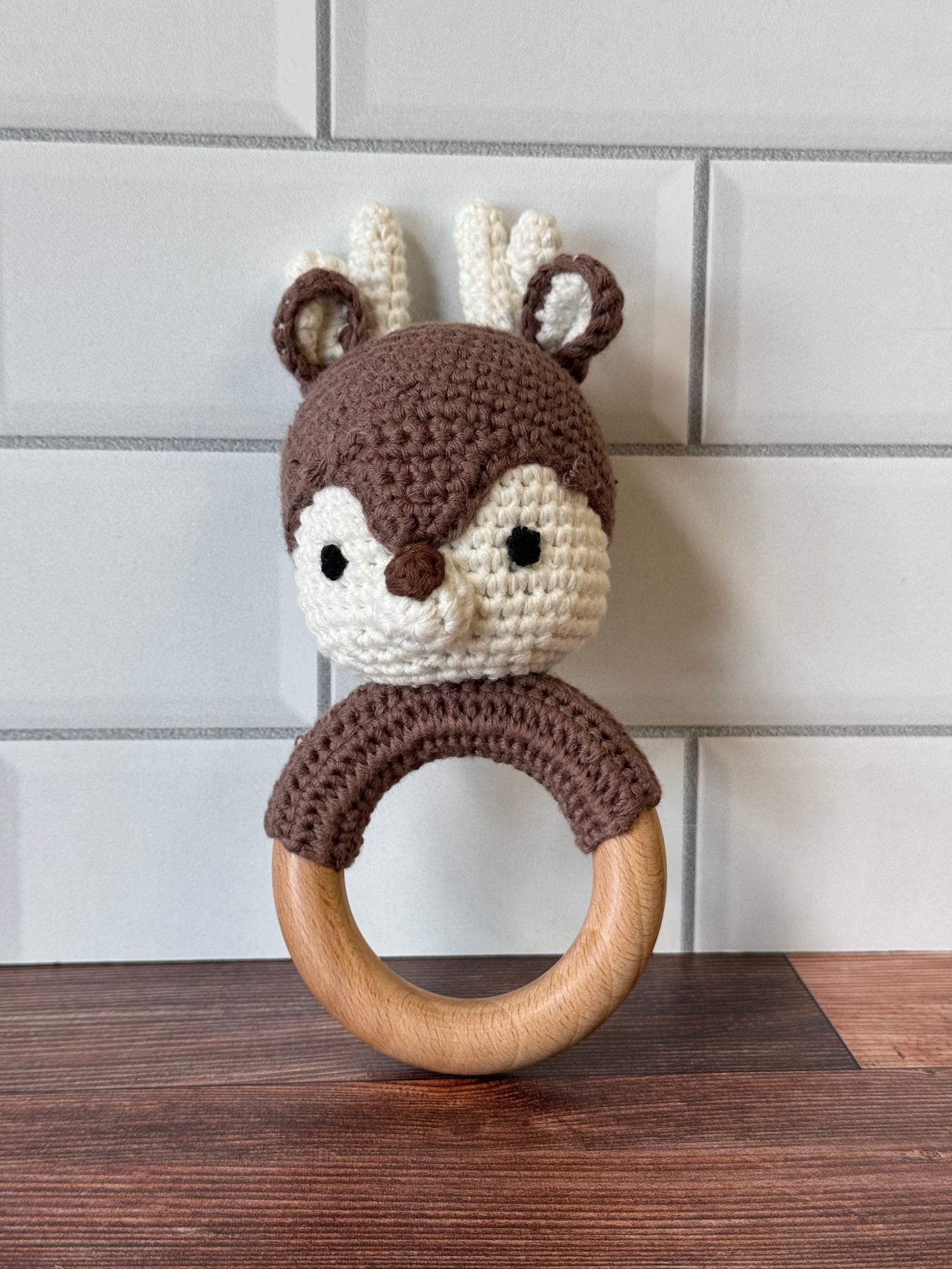 Handmade Teething Rattle