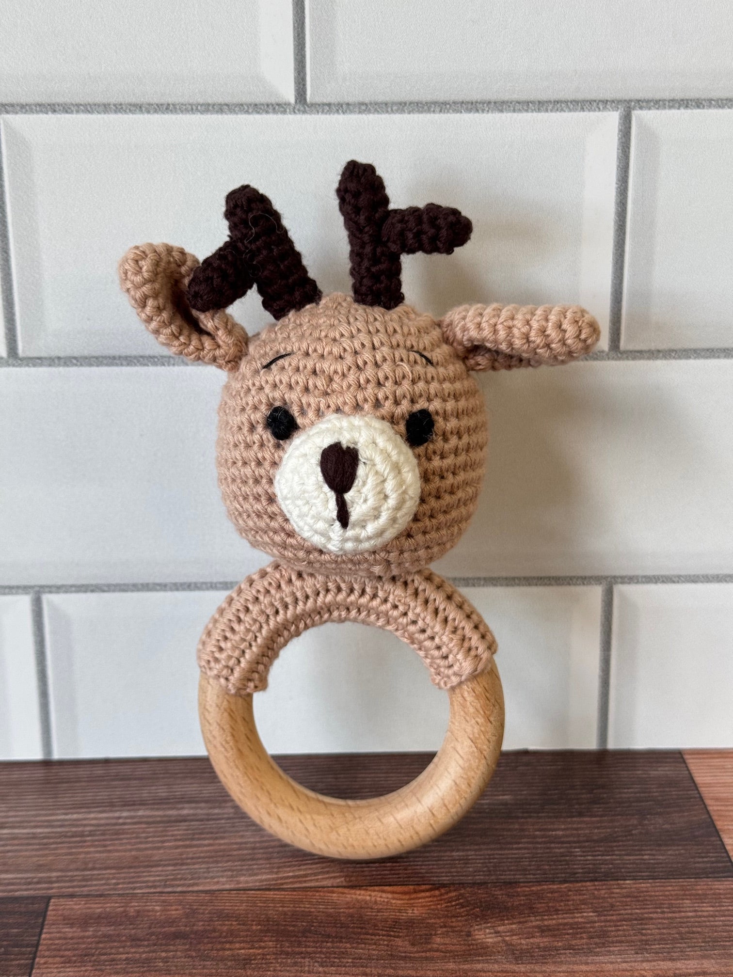 Handmade Teething Rattle