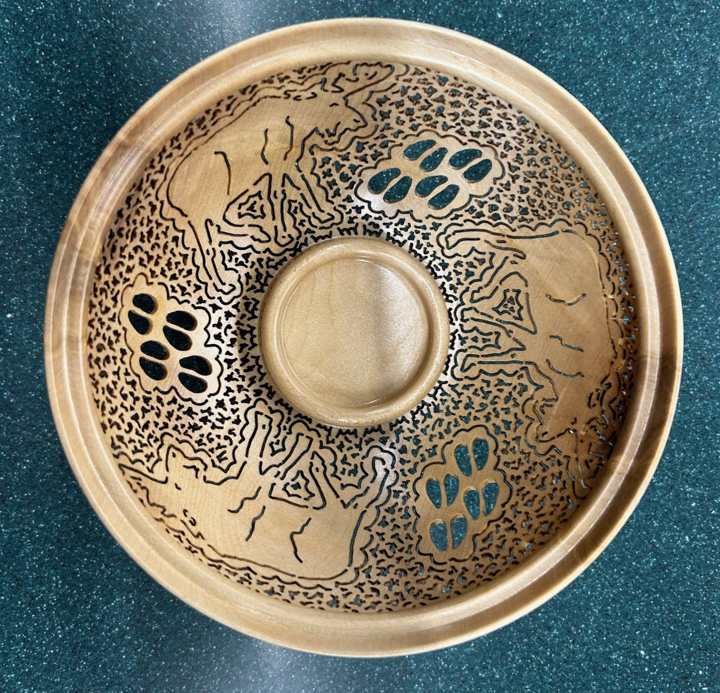 Bookey Carved Wood Bowls