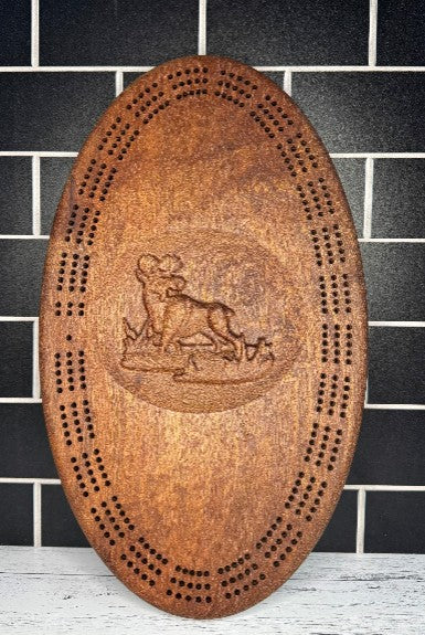 Carved Alaskan Cribbage Boards