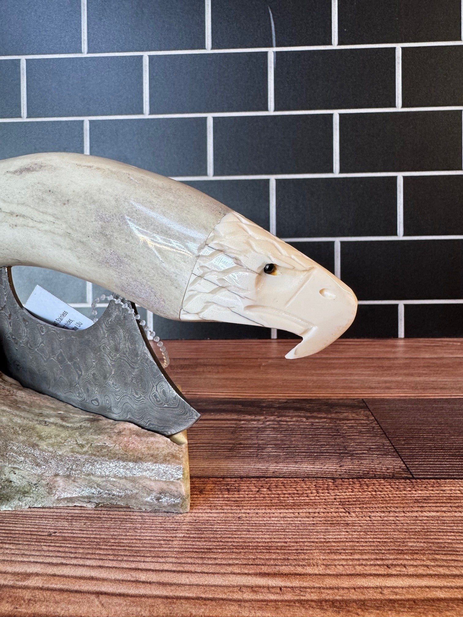 Carved Antler Ulu