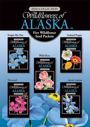 alaska wildflower seeds Alaska Seed Postcards 5 Variety Pack