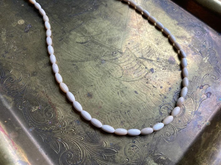 Mammoth Ivory Oval Layering Necklace