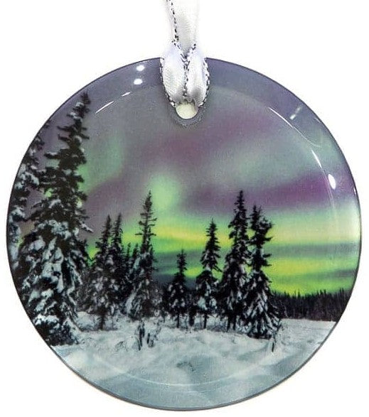 Aurora Glass Ornament