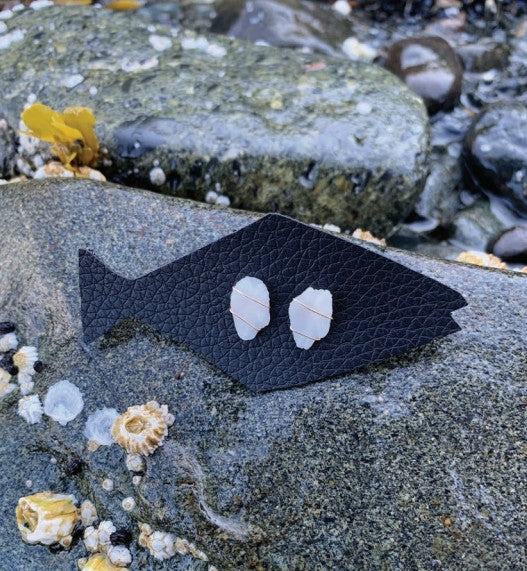 Salmon Seas Earrings