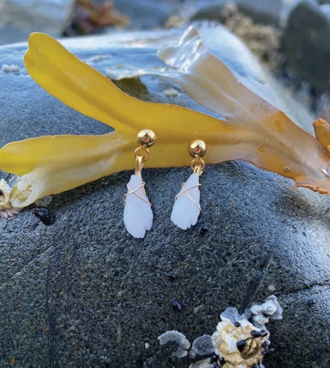 Salmon Seas Earrings