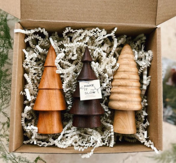 Make It Slow Wooden Figurines