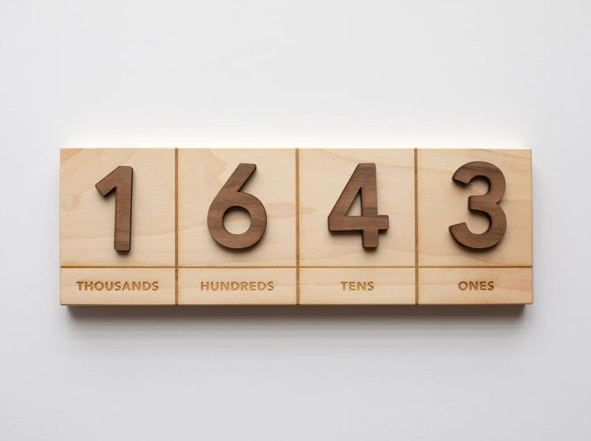 Wooden Number Sets