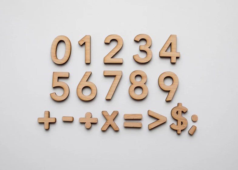 Wooden Number Sets