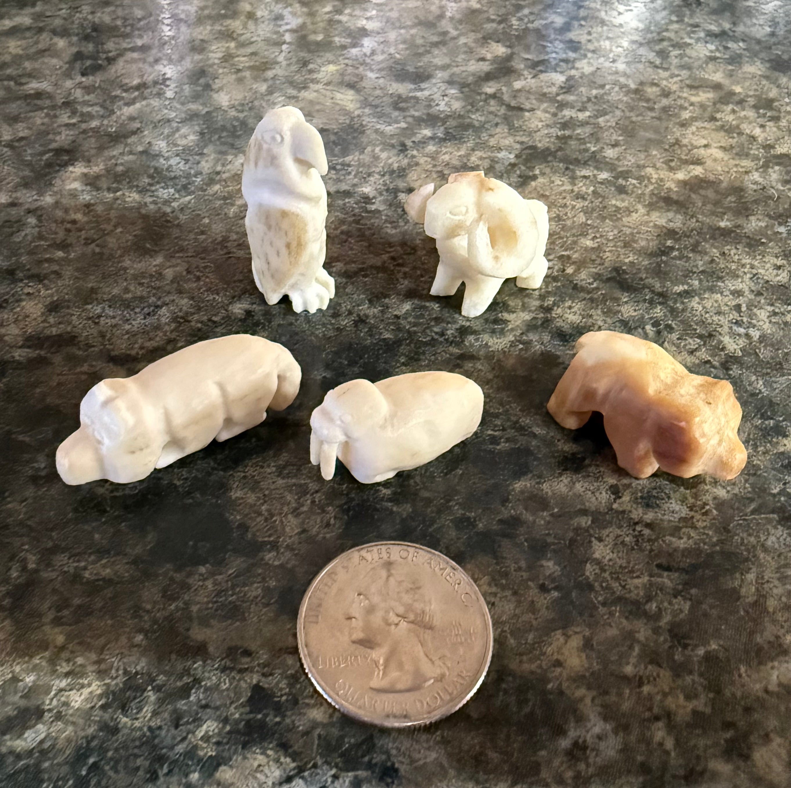 Miniature Animal Carvings