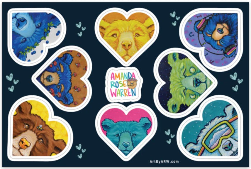 Amanda Rose Warren Stickers
