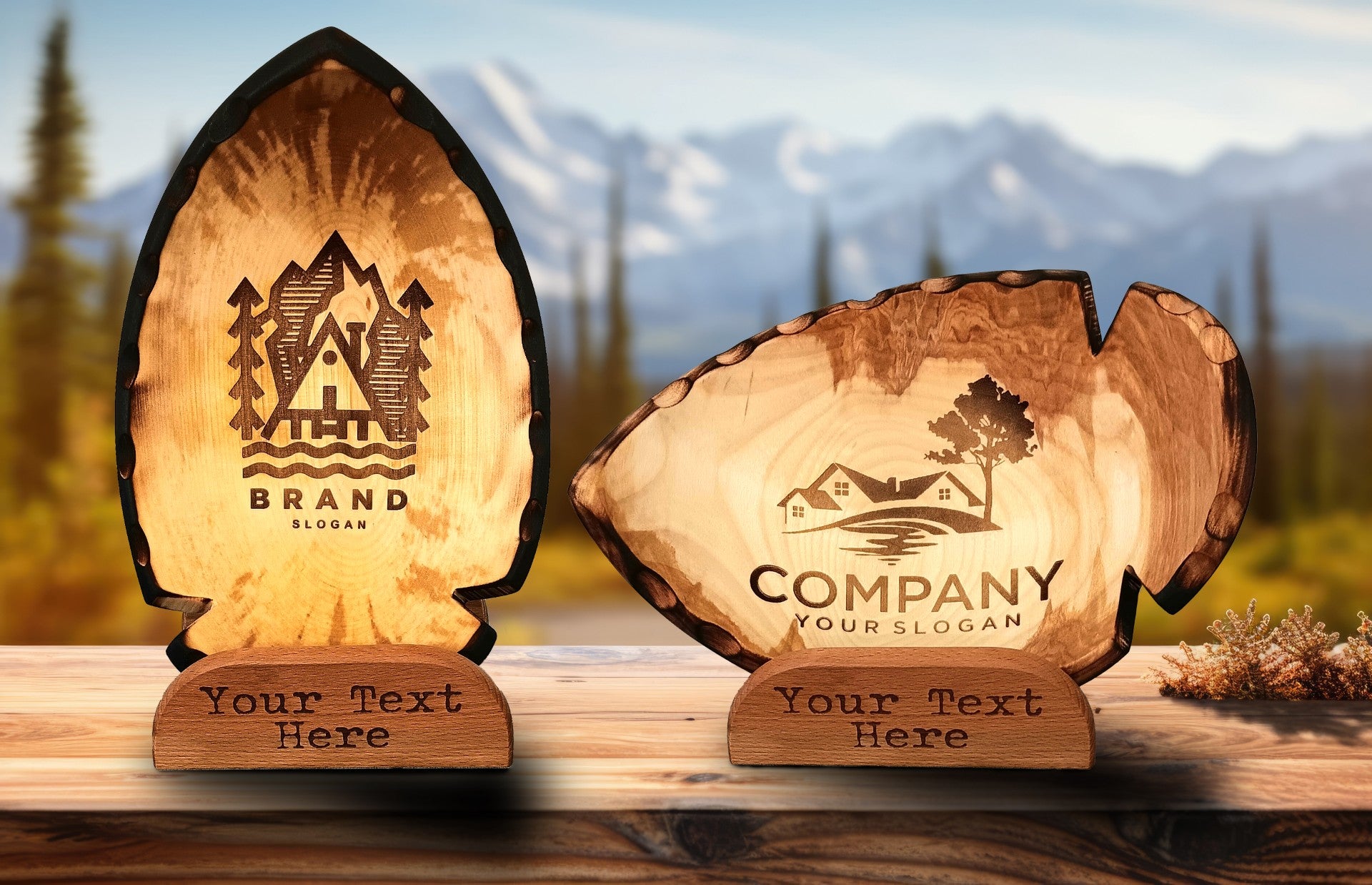 Custom Arrowhead Logo Bowl With Stand