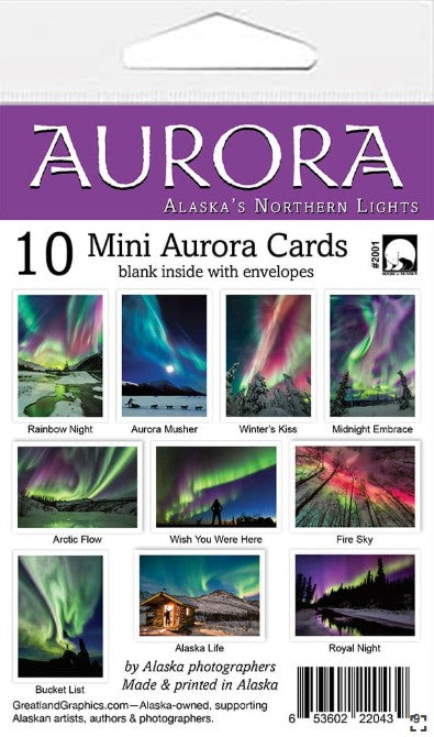 Aurora Mini Card Pack of 10